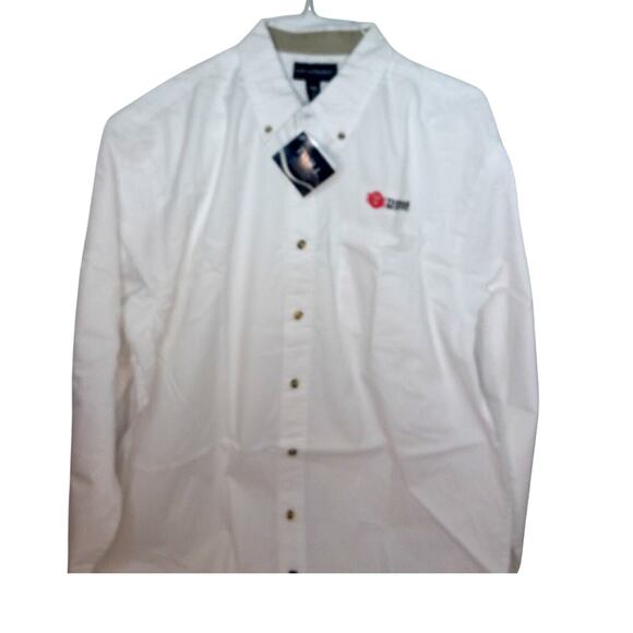 Vintage Port Authority Embroidered Thomas Scientific Button Down Shirt XL New - Picture 4 of 8